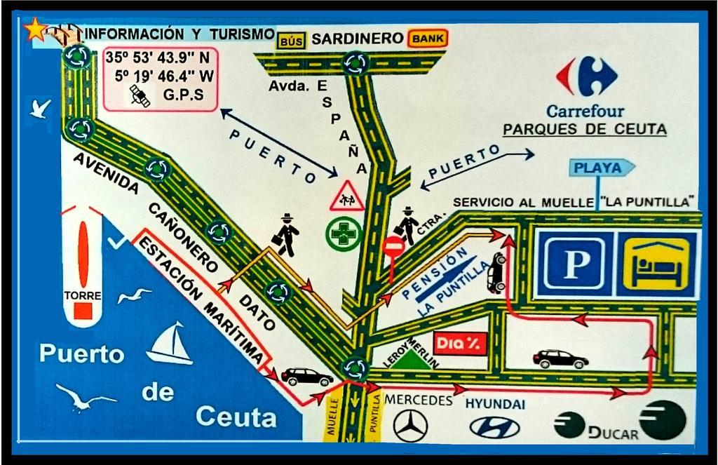 Pension La Puntilla Ceuta Buitenkant foto