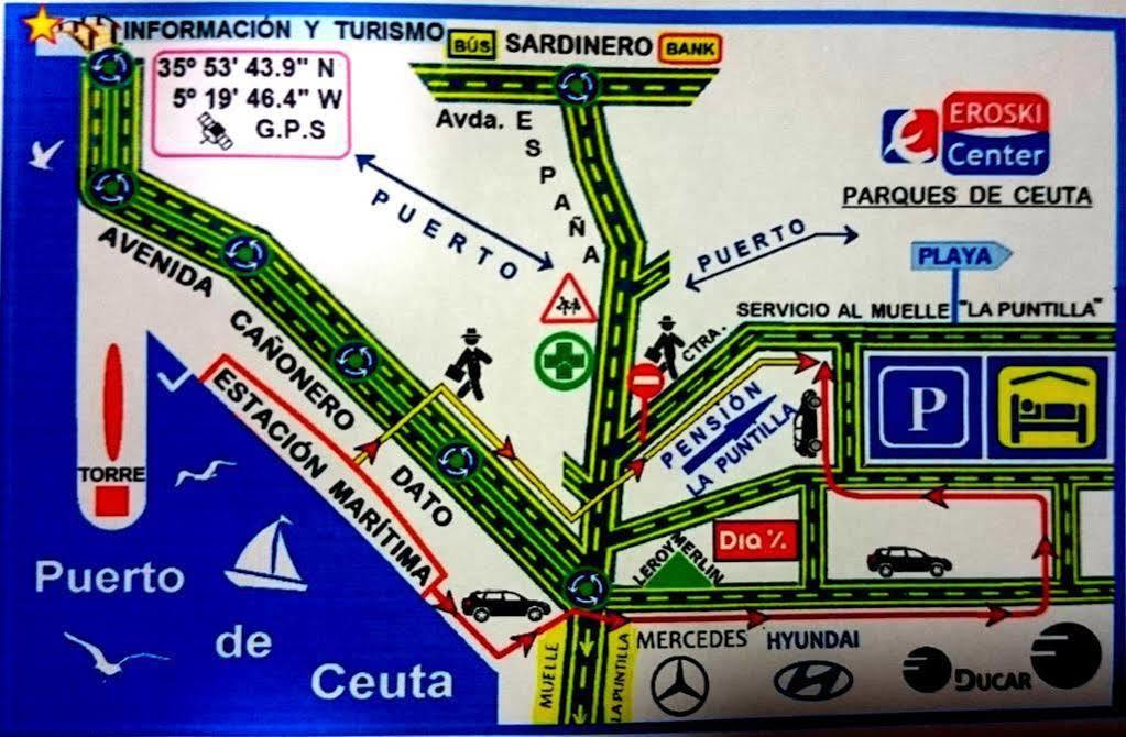 Pension La Puntilla Ceuta Buitenkant foto
